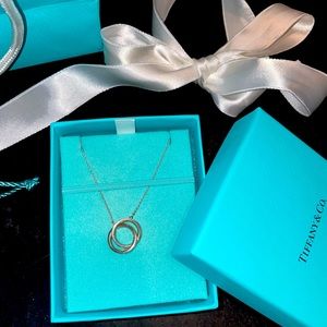 Tiffany & Co. Interlocking Rings Necklace